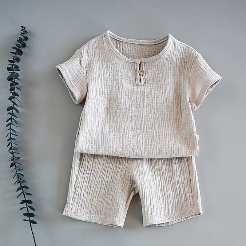Unisex Baby Short-sleeved Summer Suit