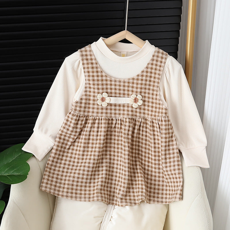 Long-Sleeved Dress Set