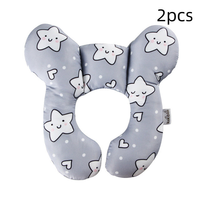 Unisex Baby Pillow U-Shaped Neck Guard Stroller Pillow