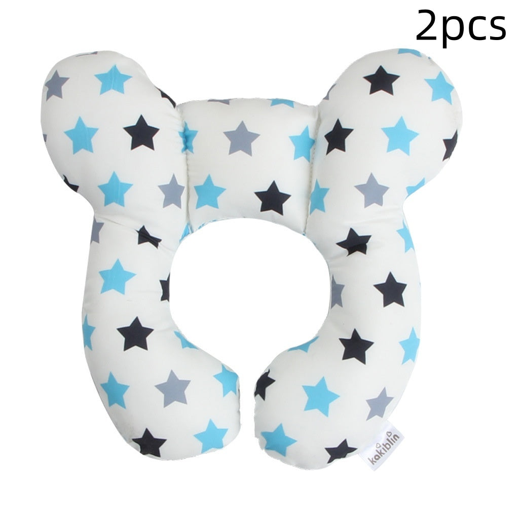 Unisex Baby Pillow U-Shaped Neck Guard Stroller Pillow