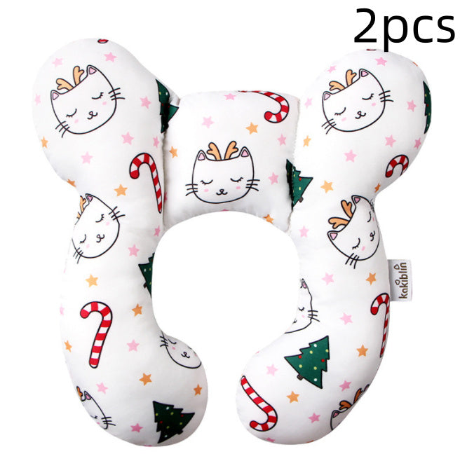 Unisex Baby Pillow U-Shaped Neck Guard Stroller Pillow