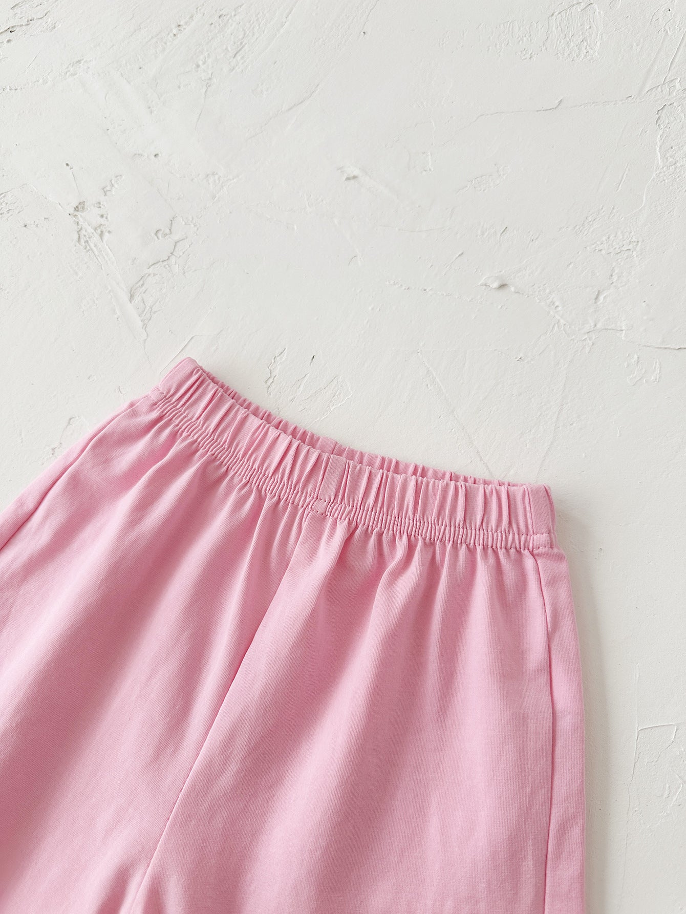 Heart Print Short Sleeve Baby Girl Clothing Two-piece Set