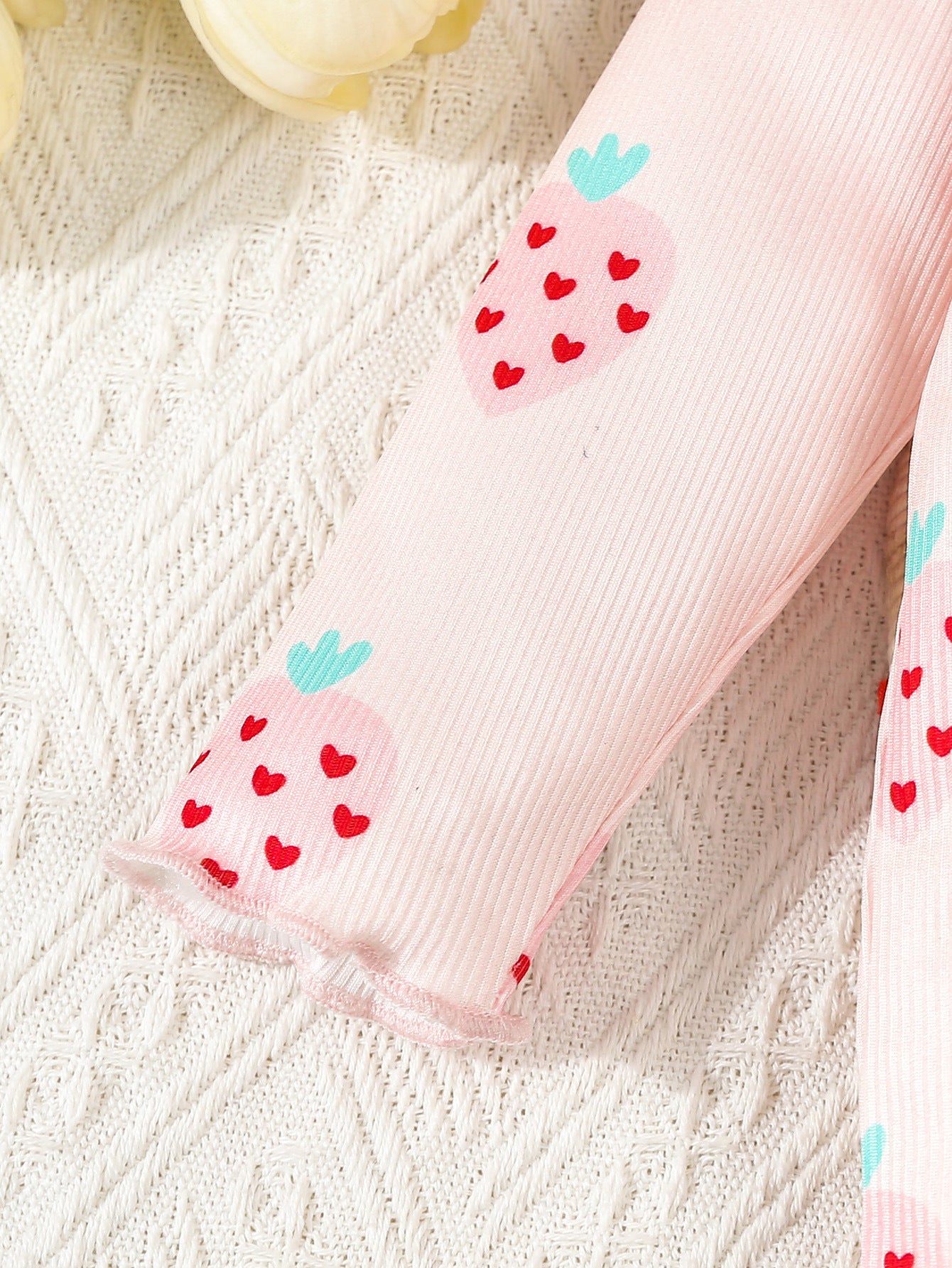 Infant Strawberry Print 3-piece Set
