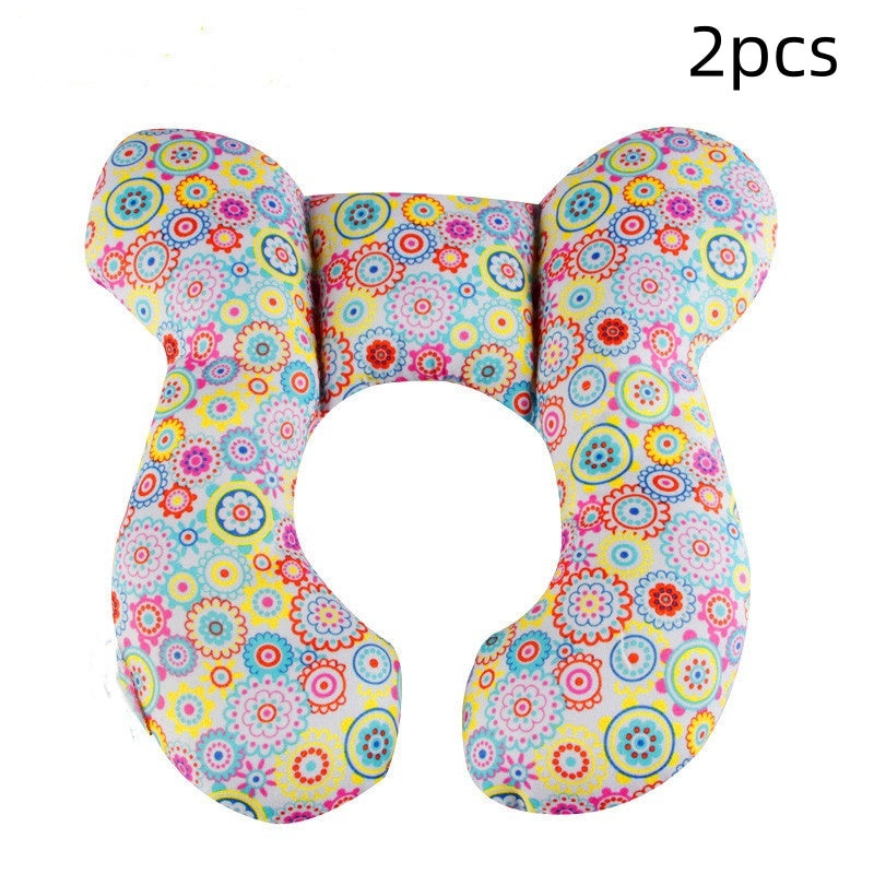 Unisex Baby Pillow U-Shaped Neck Guard Stroller Pillow