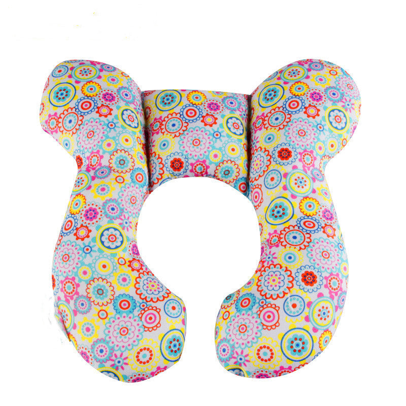 Unisex Baby Pillow U-Shaped Neck Guard Stroller Pillow