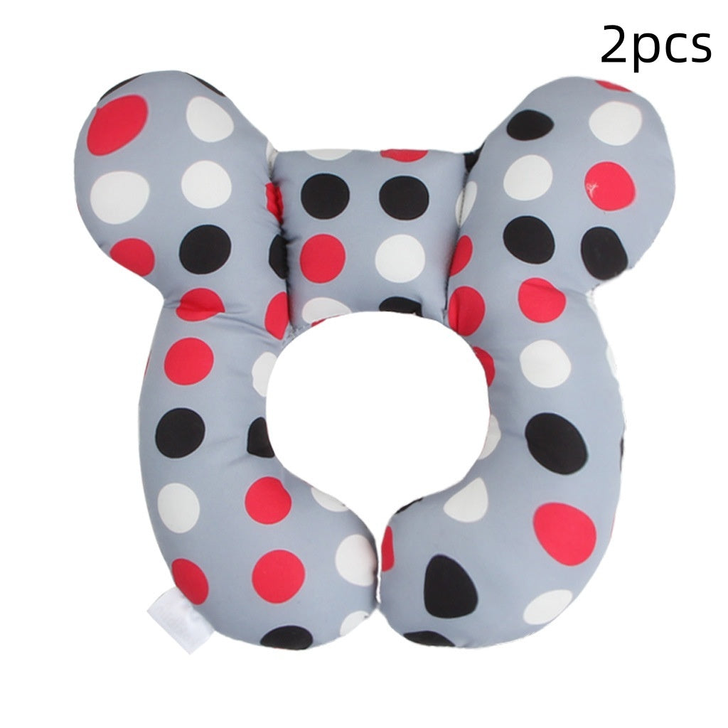 Unisex Baby Pillow U-Shaped Neck Guard Stroller Pillow