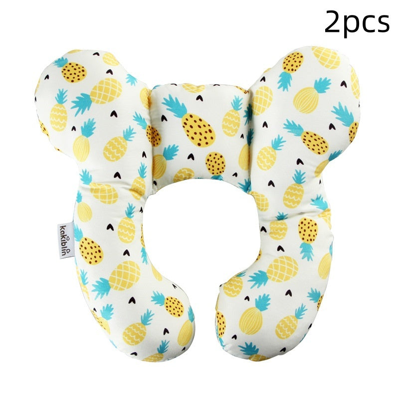 Unisex Baby Pillow U-Shaped Neck Guard Stroller Pillow
