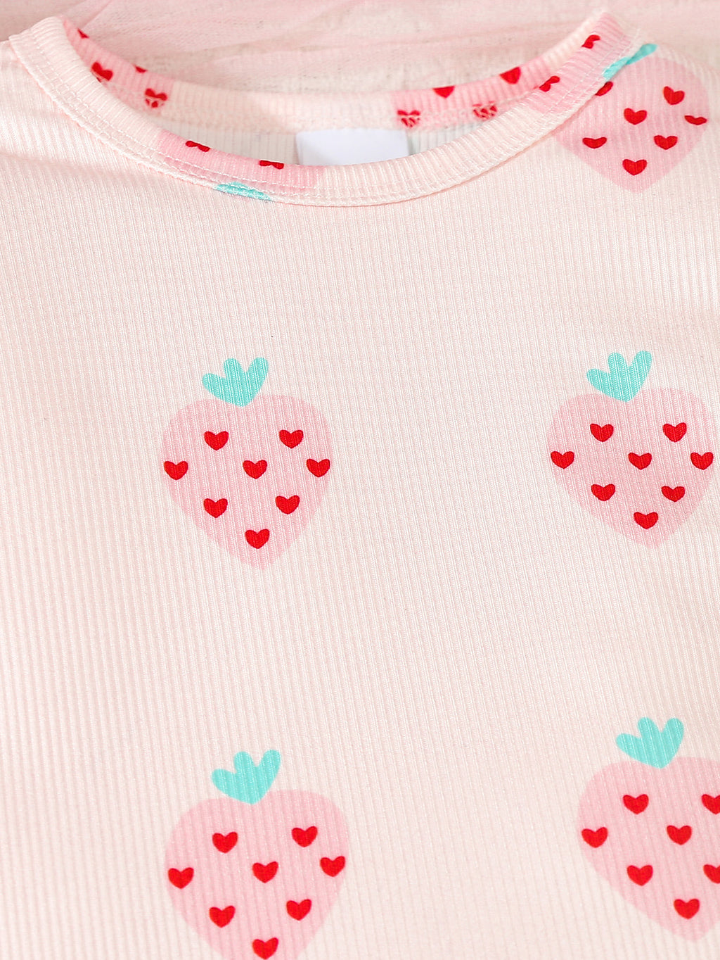 Infant Strawberry Print 3-piece Set