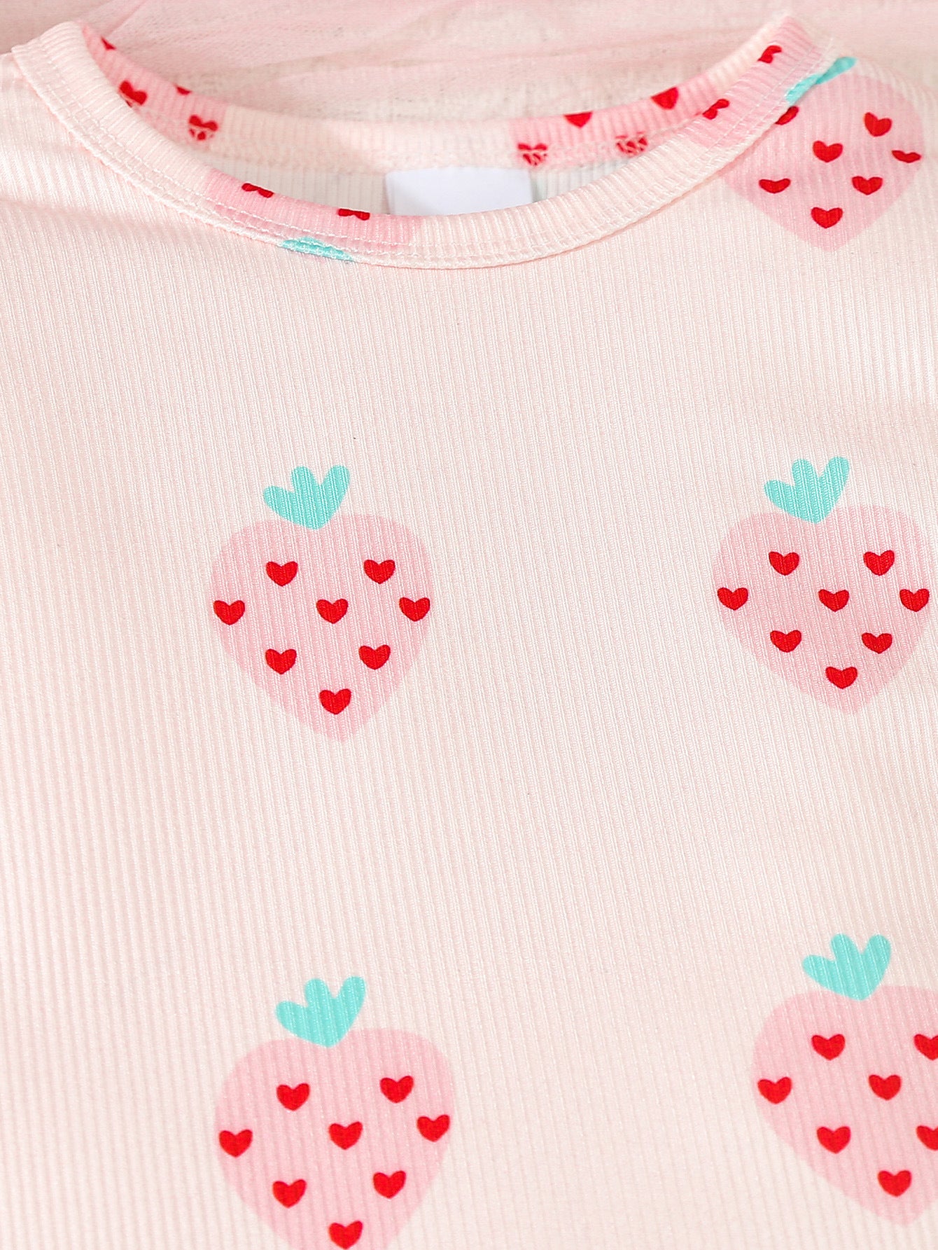 Infant Strawberry Print 3-piece Set